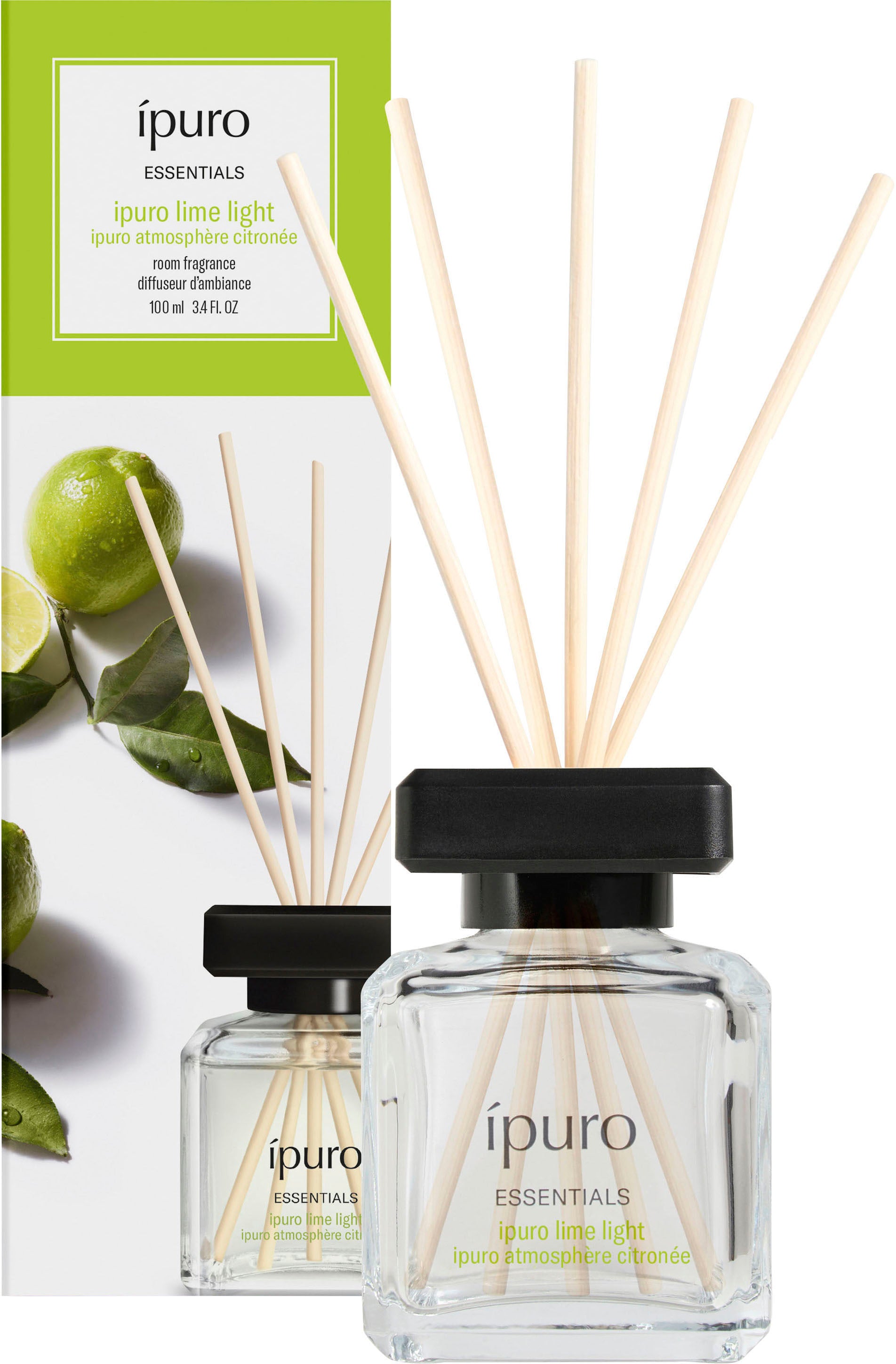 Ipuro Essentials Lime Light – Duftstäbchen, 100 ml