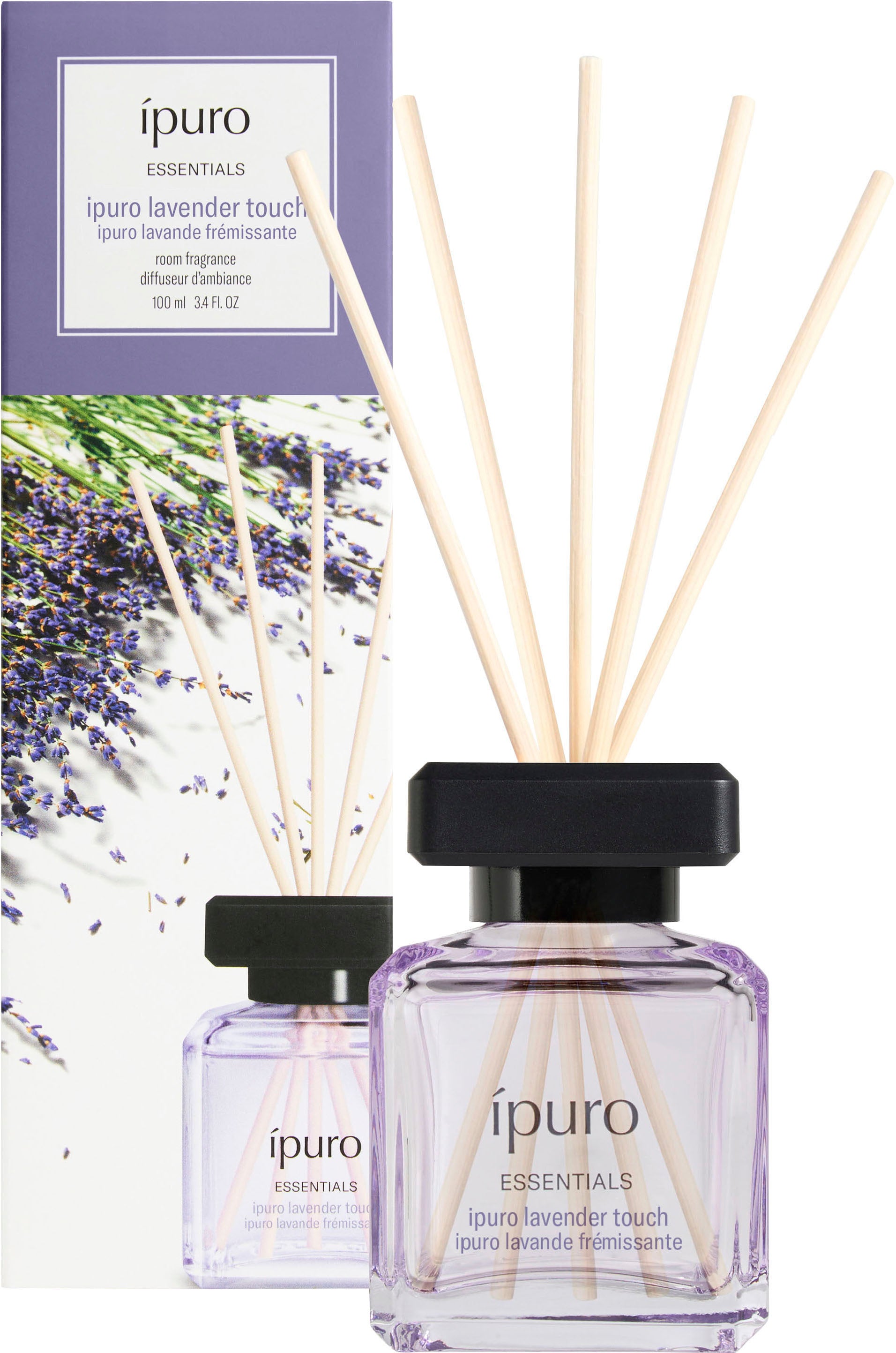 Ipuro Essentials Lavender Touch – Duftstäbchen, 100 ml