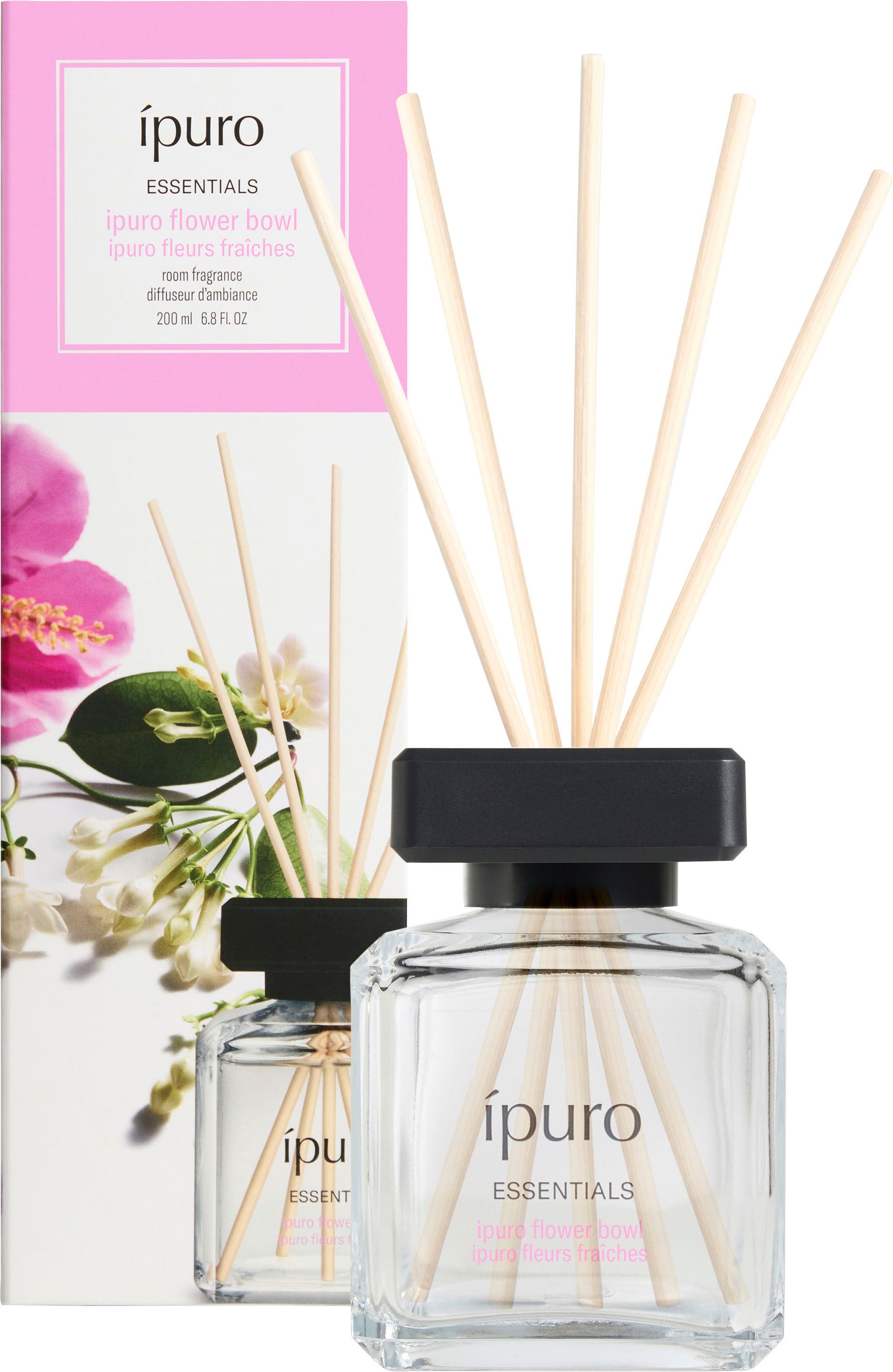 Ipuro Essentials Flower Bowl – Duftstäbchen, 200 ml