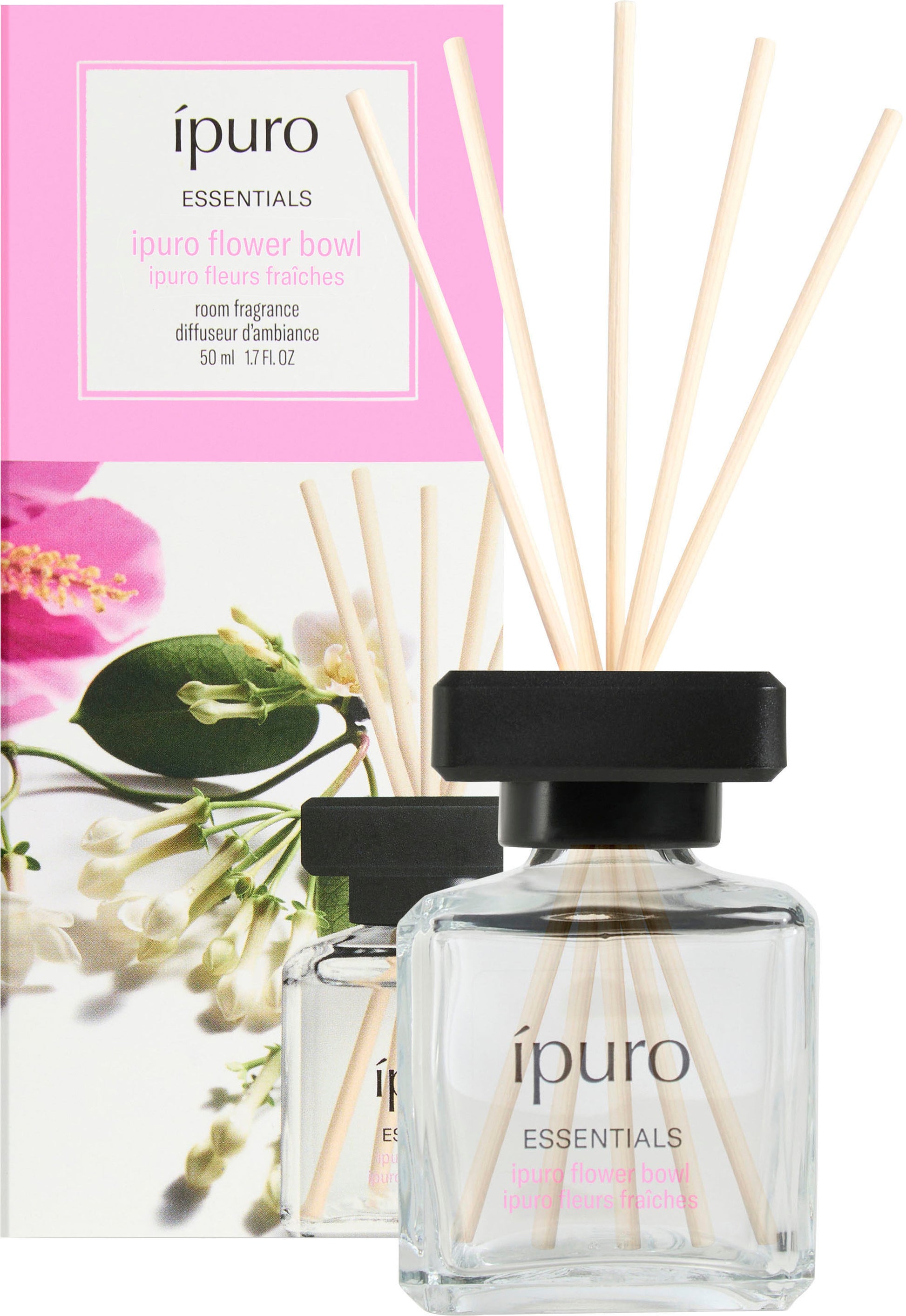 Ipuro Essentials Flower Bowl – Duftstäbchen, 50 ml