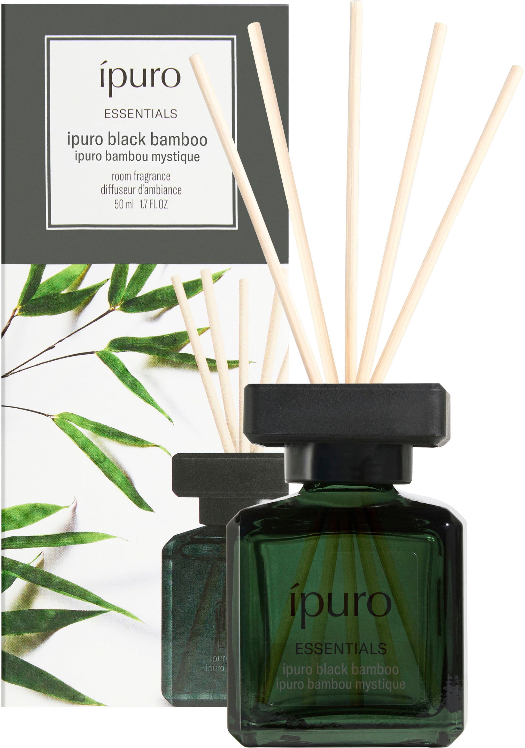 Ipuro Essentials Black Bamboo – Duftstäbchen, 50 ml