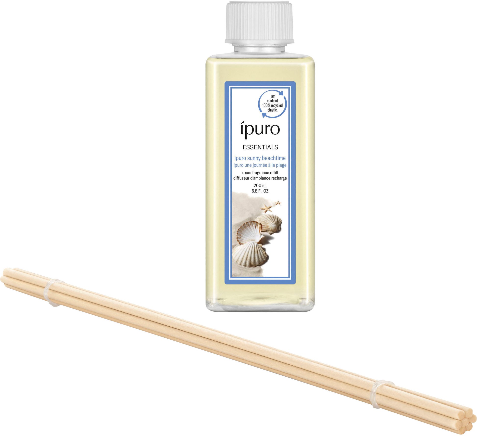 Ipuro Nachfüllung für Duftstäbchen, Sunny Beachtime, 200 ml