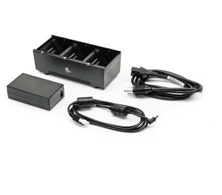 Zebra ZQ600 Ladegerät (EU) – 3 Steckplätze – für QLn-Serie, ZQ500-Serie