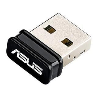 ASUS USB-N10 NANO USB-WLAN-Adapter – Wi-Fi 4 (802.11n), bis 150 Mbit/s – USB – Schwarz