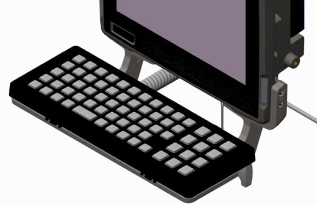 Zebra Tastaturhalterung für VC80 und iKey-Tastaturen