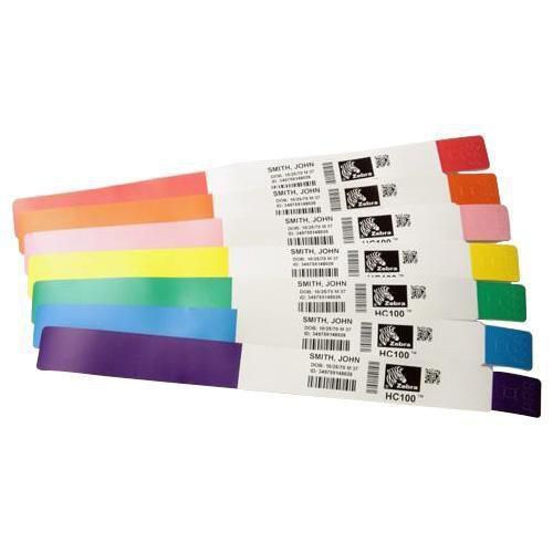 Zebra Armbandetiketten Z-Band Fun, 25 mm × 254 mm, lila, selbstklebend