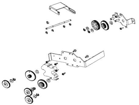 Zebra Aufwickler P1014136 – für TTP2000
