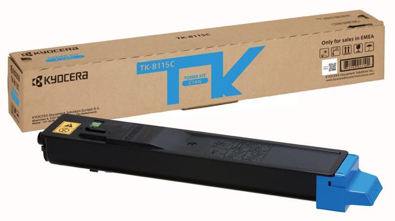 Kyocera TK-8115C Cyan Toner – Original – 6'000 Seiten – für Kyocera ECOSYS M8124cidn