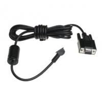 Datalogic RS-232-Kabel – 9-poliger D-Sub, extern gespeist, Spiralkabel – 3,7 m