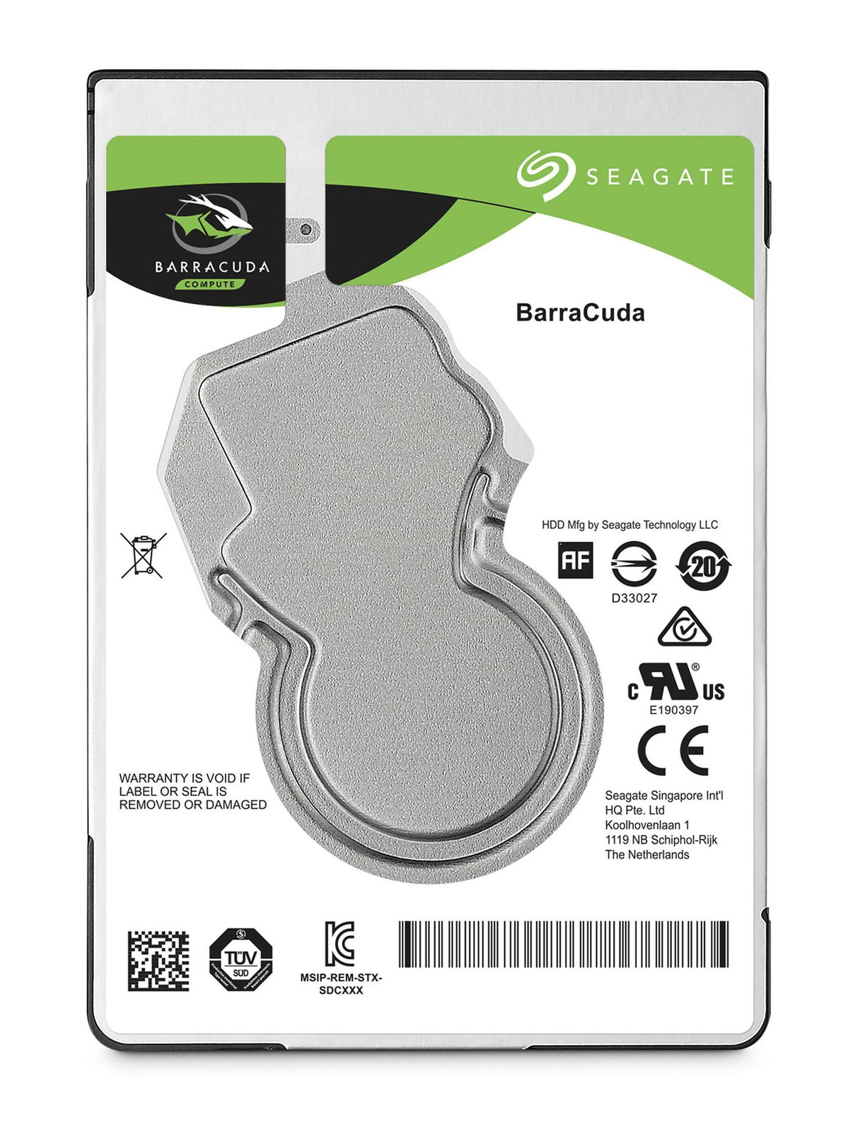 Seagate Barracuda ST4000LM024 4 TB – 2,5" SATA 6 Gbit/s, 5400 U/min, 128 MB Cache