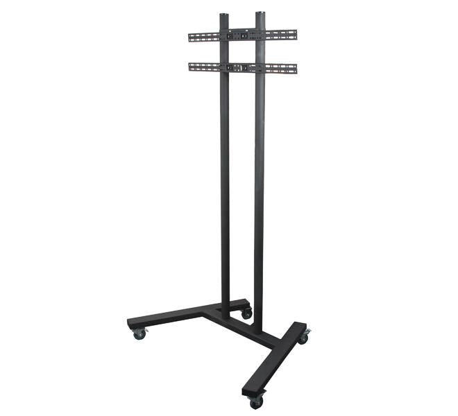 B-Tech TV-Wagen – bis 60" – VESA 800×600 – bis 50 kg, mit Rollen – Schwarz