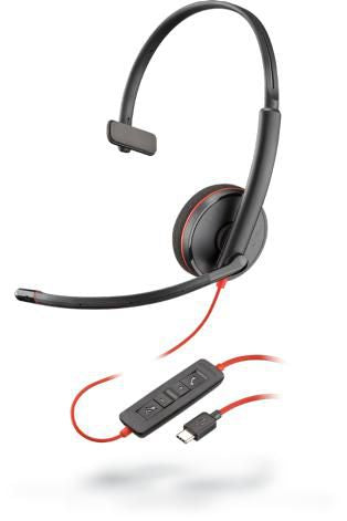 Poly Blackwire C3210 – Mono Headset – USB‑C