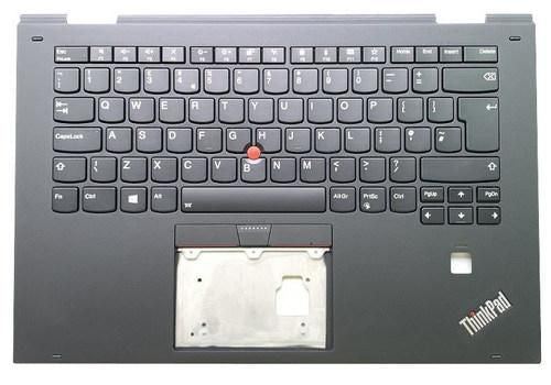 Lenovo Ersatz-Gehäuse-Unterteil mit Tastatur für ThinkPad X1 Yoga 2. Gen. – Finnisch/Schwedisch – Schwarz