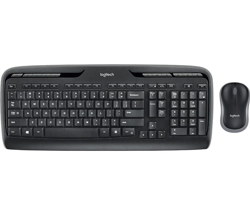 Logitech MK330 – Tastatur- und Maus-Set – 2,4 GHz USB-A (Unifying-Empfänger) – QWERTY (Nordisch)