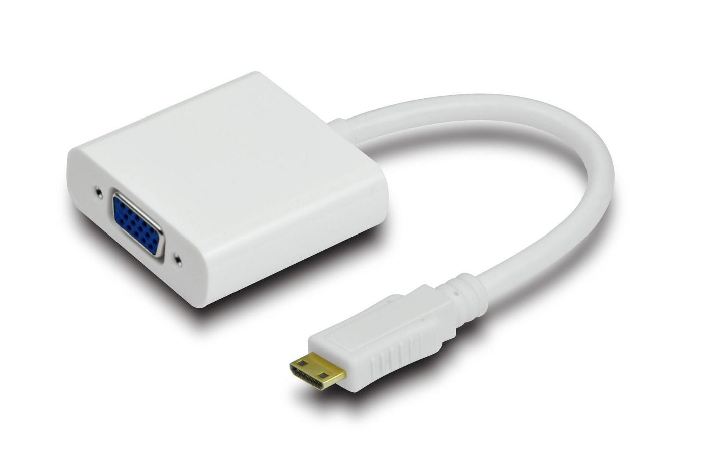 Microconnect Adapter Mini HDMI (Typ C) zu VGA – 1920 × 1080 @ 60 Hz, 15 m – Schwarz