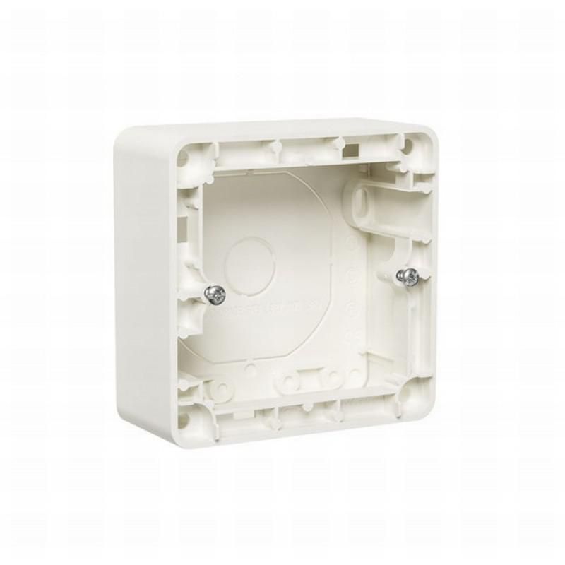 Vivolink 1845637 – Wandbox, 80 mm × 80 mm, Weiss