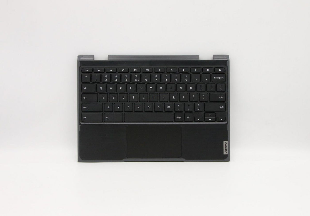 Lenovo Gehäuse-Unterteil mit Tastatur für 300e Chromebook (2. Gen.) – Schwarz