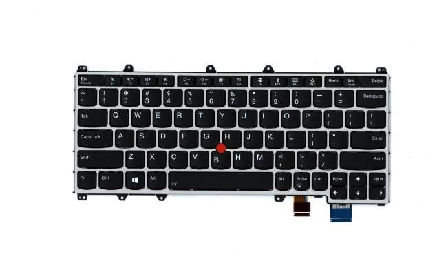 Lenovo Tastatur für ThinkPad X380 Yoga – Hebräisch, Silber