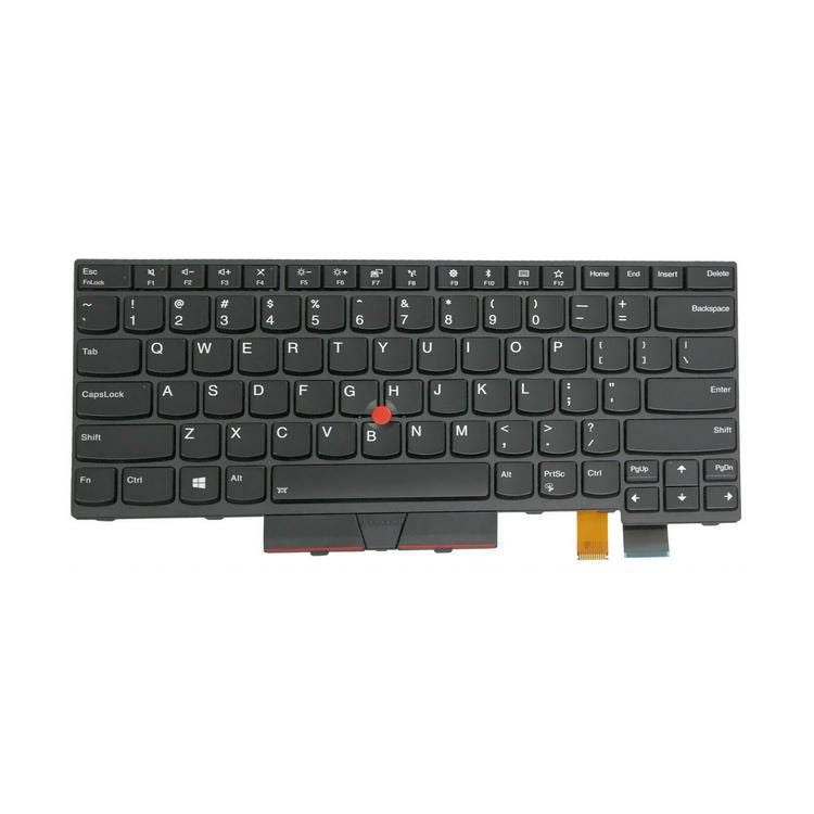 Lenovo Notebook-Ersatztastatur – beleuchtet – ohne Ziffernblock – schwarz – für ThinkPad T480