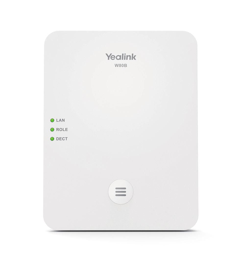 Yealink W80B – Funkzubehör, 1,8 - 1,9 GHz, Weiss, für Yealink W53H, W56H