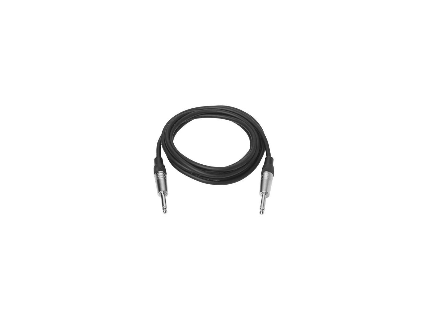 Vivolink 6,3 mm Klinkenkabel – Stecker zu Stecker – 2,5 m, Nickel-beschichtete Kontakte