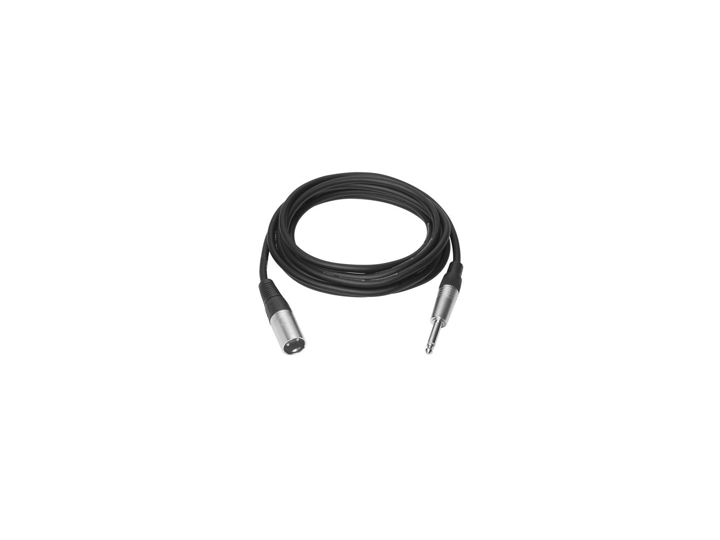Vivolink XLR-auf-Klinke-Kabel – XLR (3-pol) Stecker – 6,3 mm Klinke Stecker – 1 m, Nickelkontakte