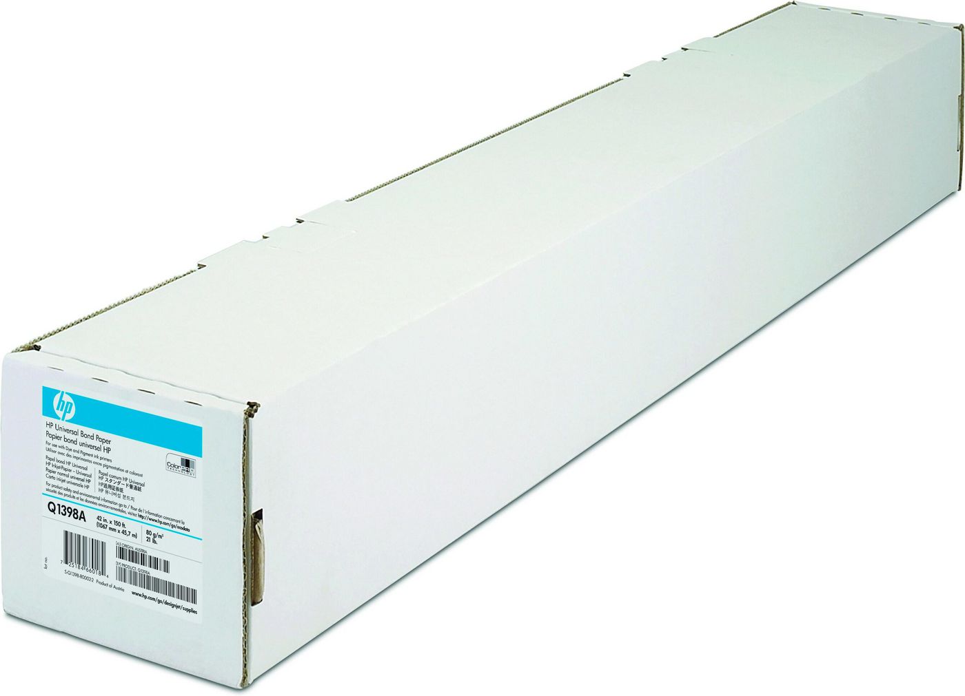 HP CAD-Papier (unbeschichtet) matt – 1'067 mm × 45,7 m – 80 g/m²