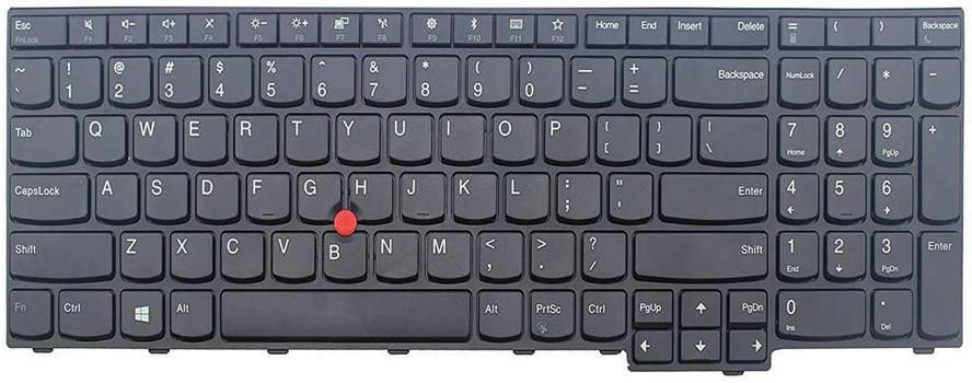 Lenovo Notebook-Ersatztastatur – Schwarz – für ThinkPad E570
