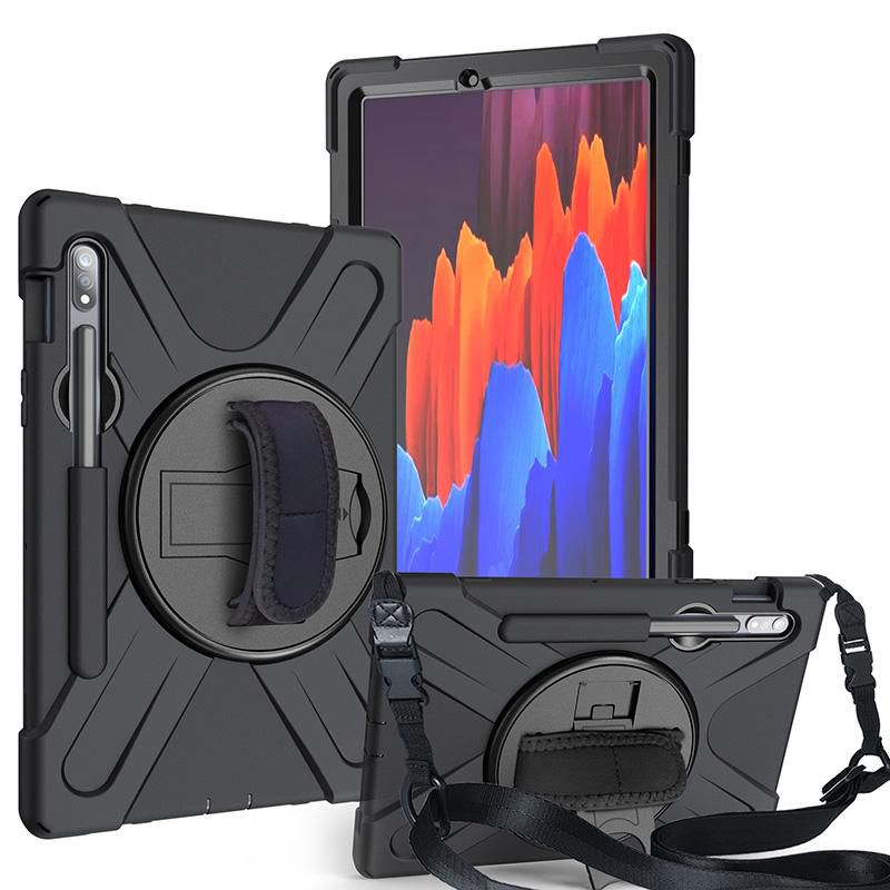 eSTUFF AUSTIN Tablet-Hülle für Samsung Galaxy Tab S7+/S8+ – Schwarz