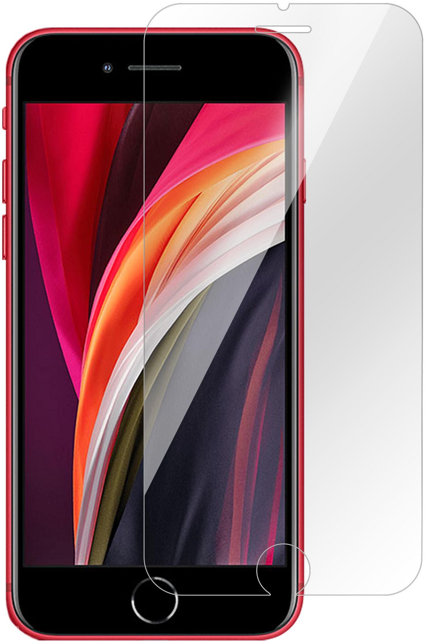 eSTUFF Displayschutzglas – für iPhone SE (2020/2022) – 25er-Pack