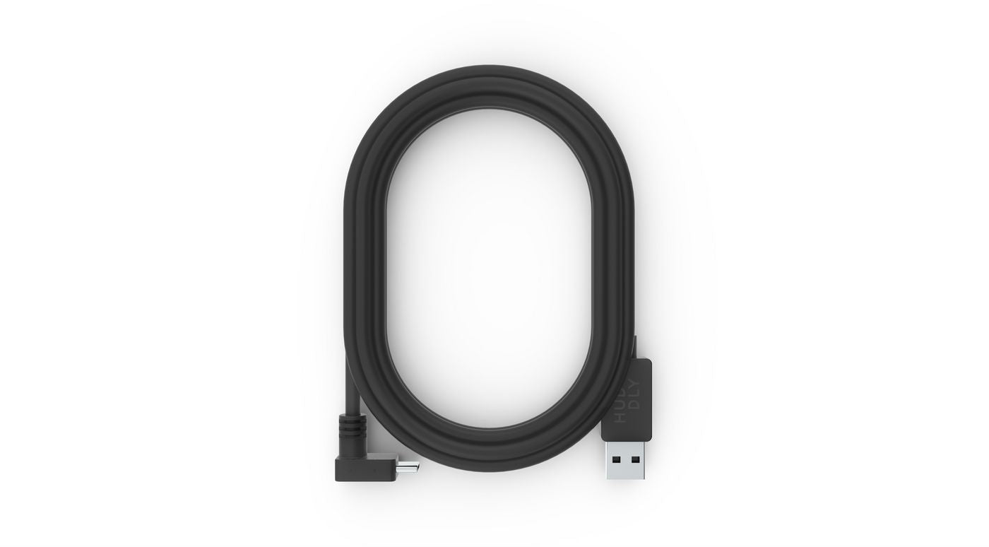 Huddly USB-C zu USB-A Kabel – USB 3.2 Gen 1, abgewinkelt, 5 m