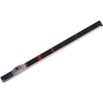 Bachmann Rack-PDU – Standard, 1-ph, Senkrecht, 1U, 32 A 230 V, 24×C13 + 4×C19, IEC 60309, 3 m
