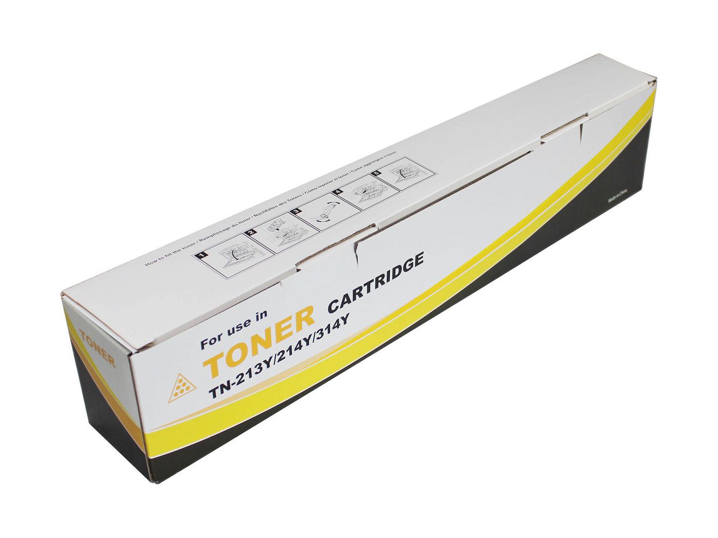 CoreParts A0D7235 Gelber Toner – Kompatibel – 20'000 Seiten – für Konica Minolta Bizhub C200/C203/C253 und andere
