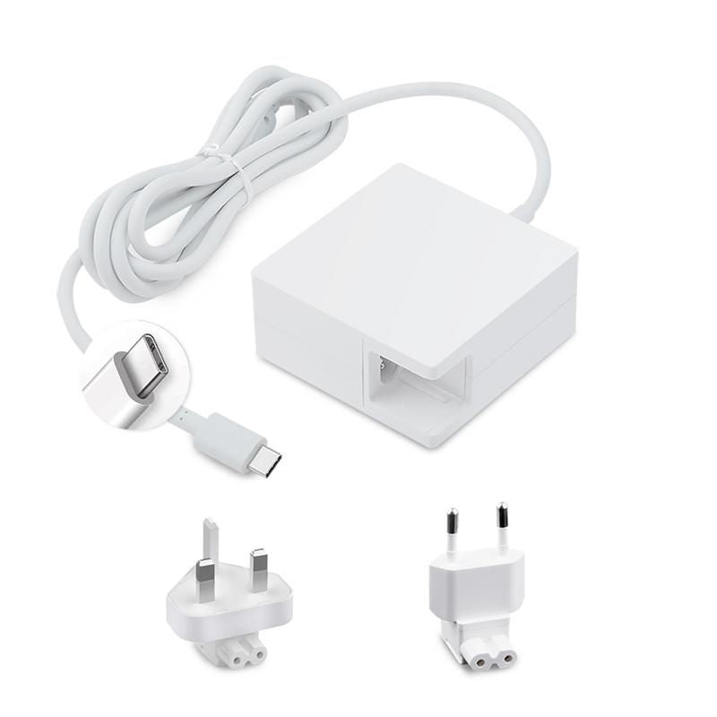 CoreParts USB-Wandladegerät 45 W – USB-C×1 – PD – EU- & UK-Stecker – für MacBook, iPad Pro – Weiss