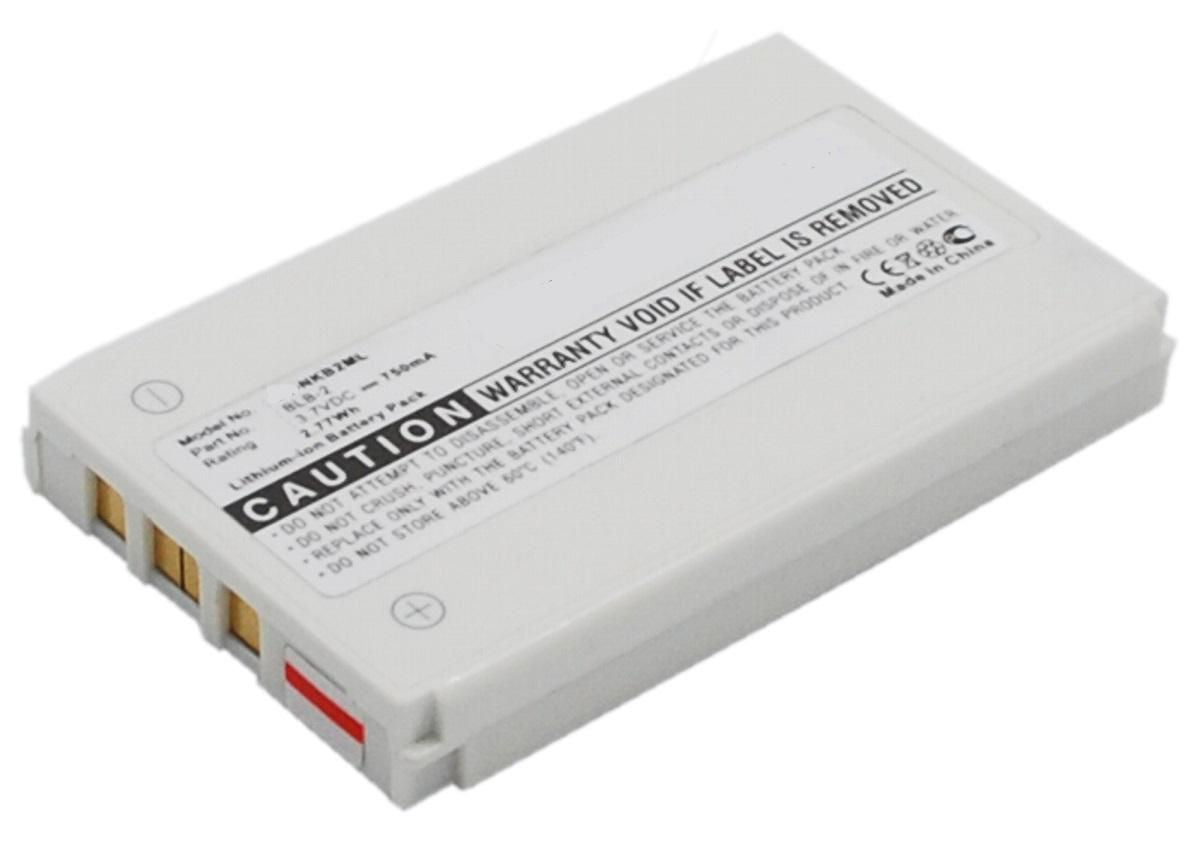 CoreParts BLB-2 Akku – 3,7 V, 750 mAh (2,8 Wh) – für Aiptek, MPVR Digital Media – Weiss