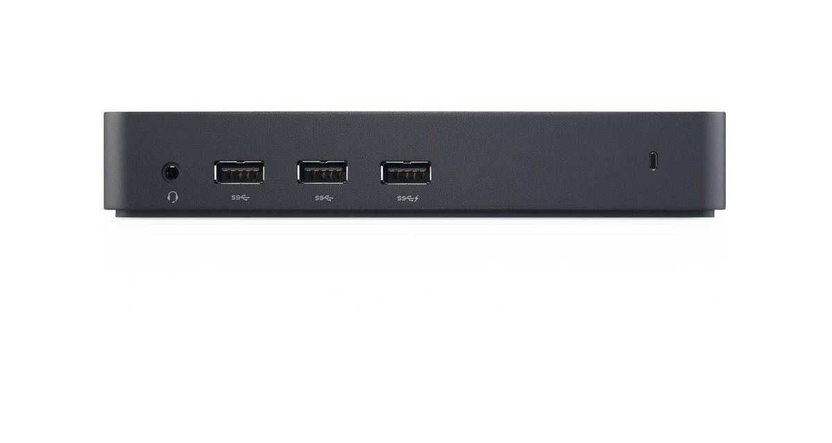Dell D3100 Dockingstation – USB-A, 1× DP, 2× HDMI, 5× USB, GbE, 3,5 mm Audio, für Windows