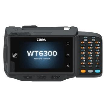 Zebra WT6300 Wearable Terminal – 8,13 cm Display, Android 11, 3 GB RAM, 32 GB Flash, IP65, Schwarz