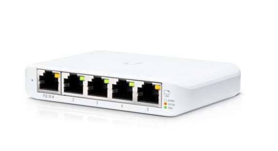 Ubiquiti Switch Flex Mini – Managed Switch – 5×GbE, PoE+