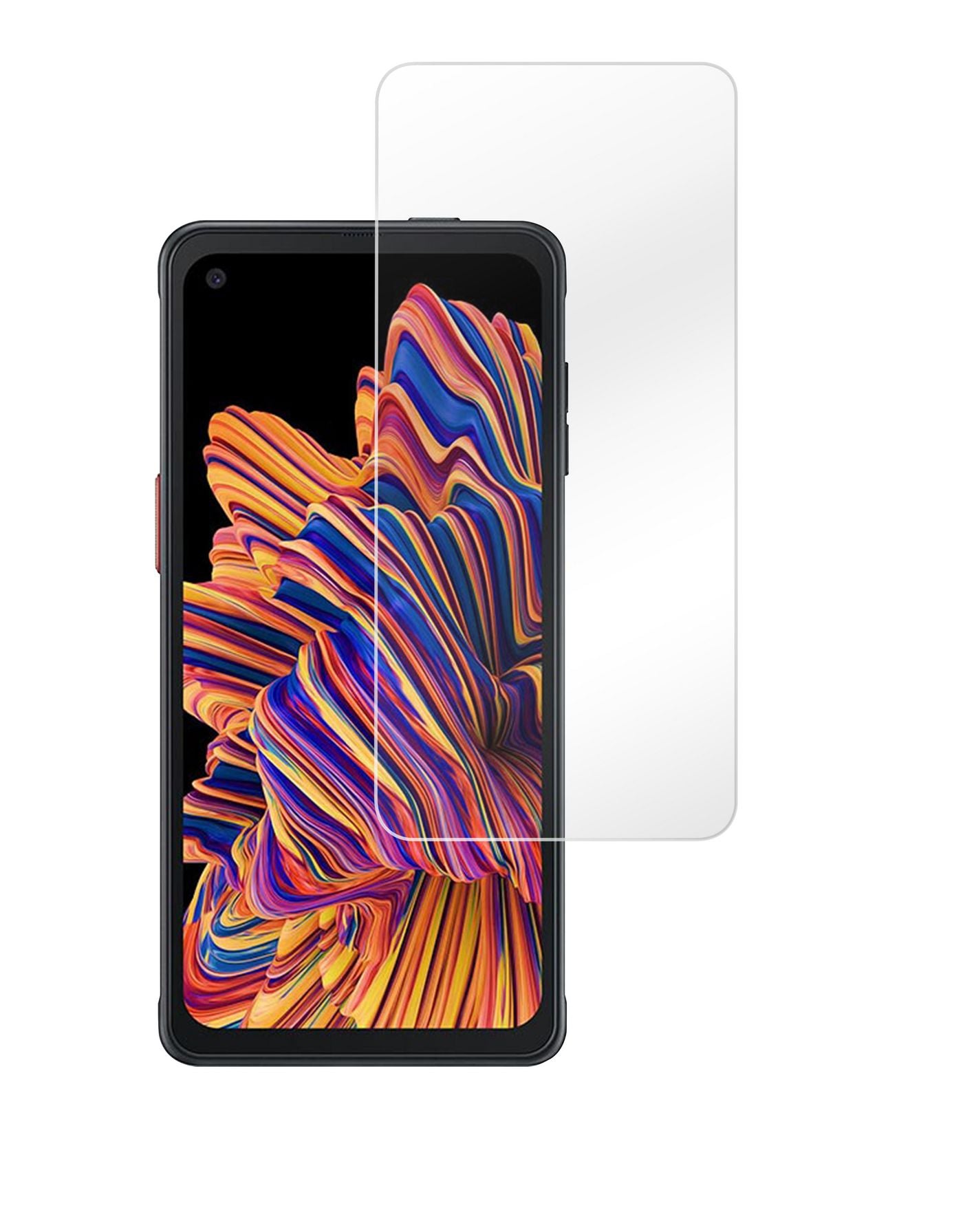 eSTUFF Displayschutz (Panzerglas), Full Cover – für Galaxy Xcover Pro