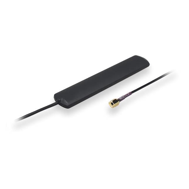 Teltonika PR1AS420 – Haftbare Antenne, 0,824–0,96/1,71–2,17 GHz, 2 dBi, SMA (männlich), 3 m Kabel, Schwarz