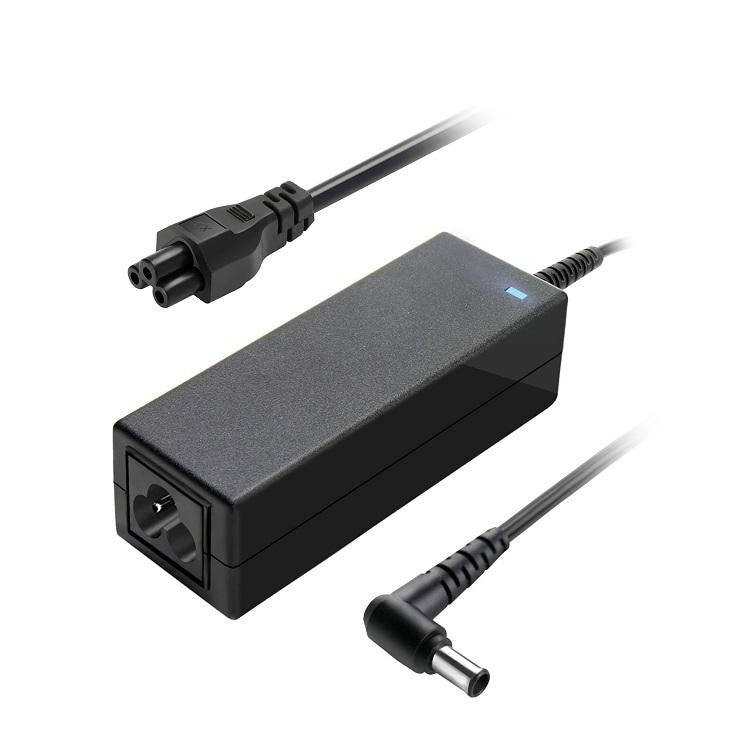 CoreParts Netzteil 25 W – 19 V, 1,3 A – Anschluss 6,5×4,4 mm – IEC C5 Eingang – für LG – Schwarz