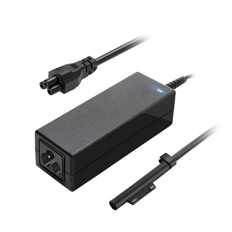 CoreParts Netzteil 24 W (15 V, 1,6 A) – für Microsoft Surface Pro 3 und 4 – schwarz