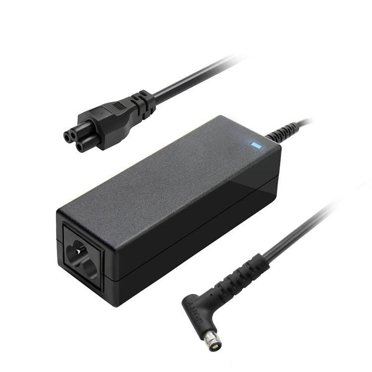 CoreParts Netzteil 39 W (19,5 V/2 A) – Stecker 6,5×4,4 mm – EU-Stecker (Typ C) – für Sony – schwarz