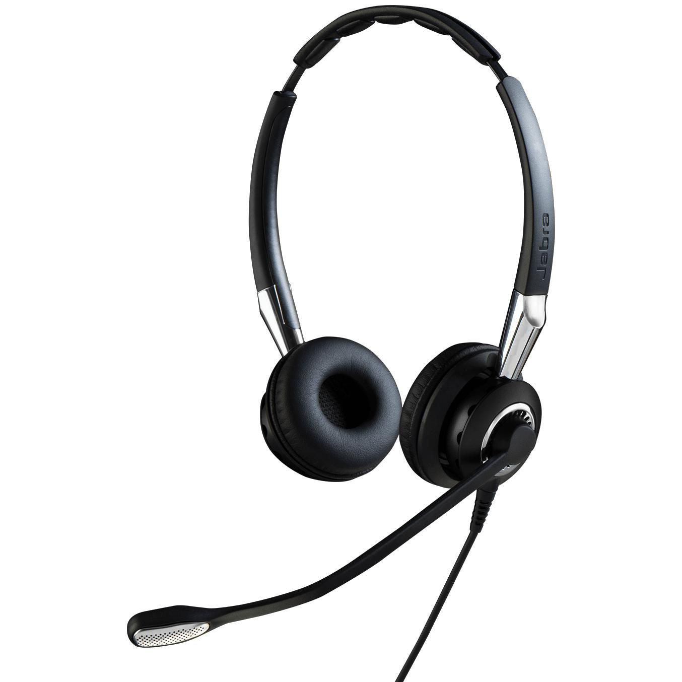 Jabra BIZ 2400 II – Duo Headset – Noise-Cancelling Mikrofon, Wideband, Freespin