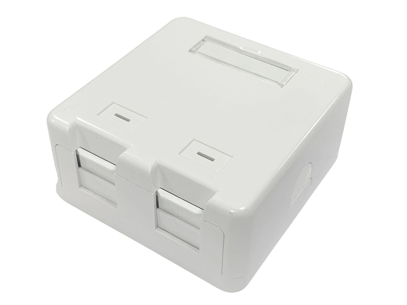 Lanview LVN127767 – Aufputz-Box für 2× RJ-45 – Schrauben, Weiss