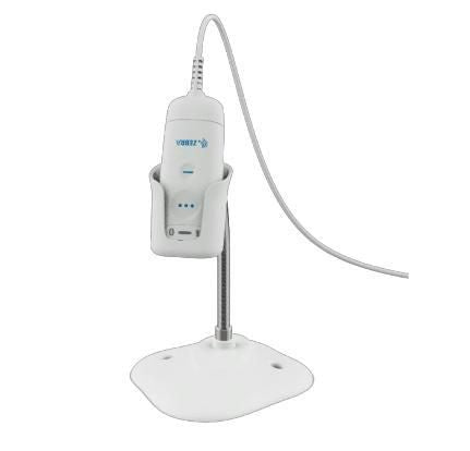 Zebra Ständer – CS6080-HC – Schwanenhals, gewichtet, mit Kabel – für CS60, CS60-HC – weiss