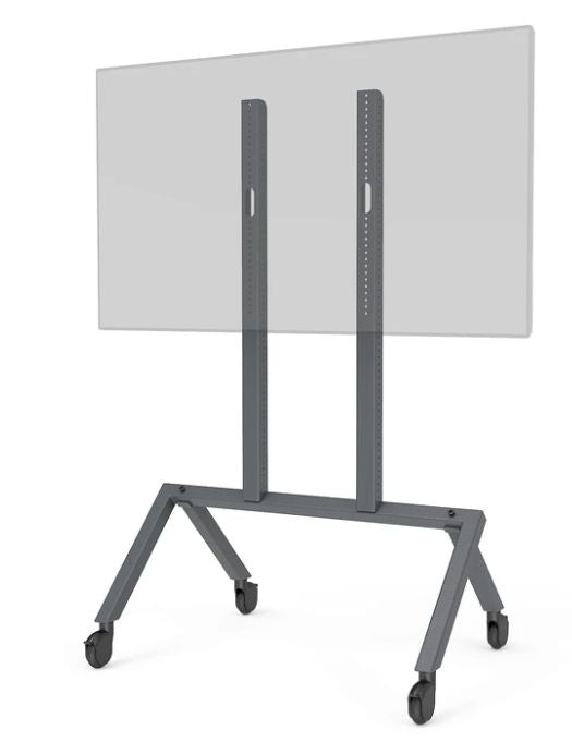 Heckler Design TV-Wagen – 50–75" – VESA 400×400 – bis 136,1 kg, mit Rollen – H714-BG