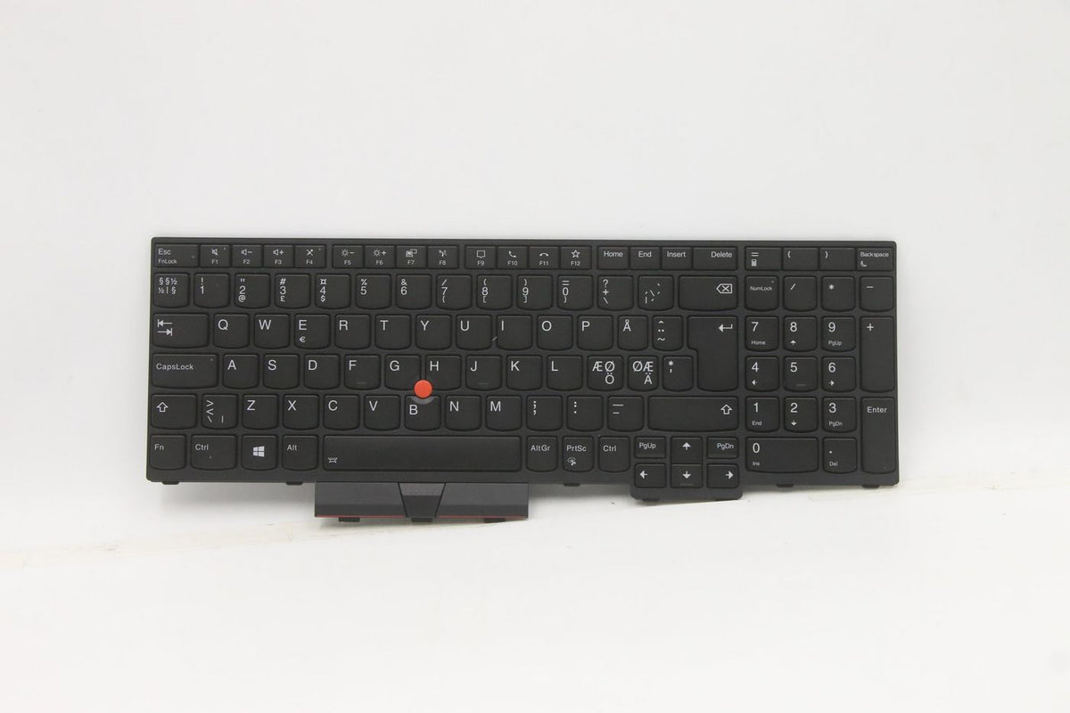 Lenovo FRU5N20W68287 Tastatur für ThinkPad L15 (20U7, 20U8) – Nordisch, mit Ziffernblock – Schwarz