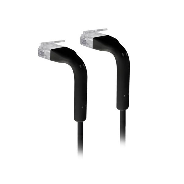 Ubiquiti U-CABLE-PATCH-1M-RJ45-BK Patchkabel – Cat6, 1 m, Schwarz, RJ-45