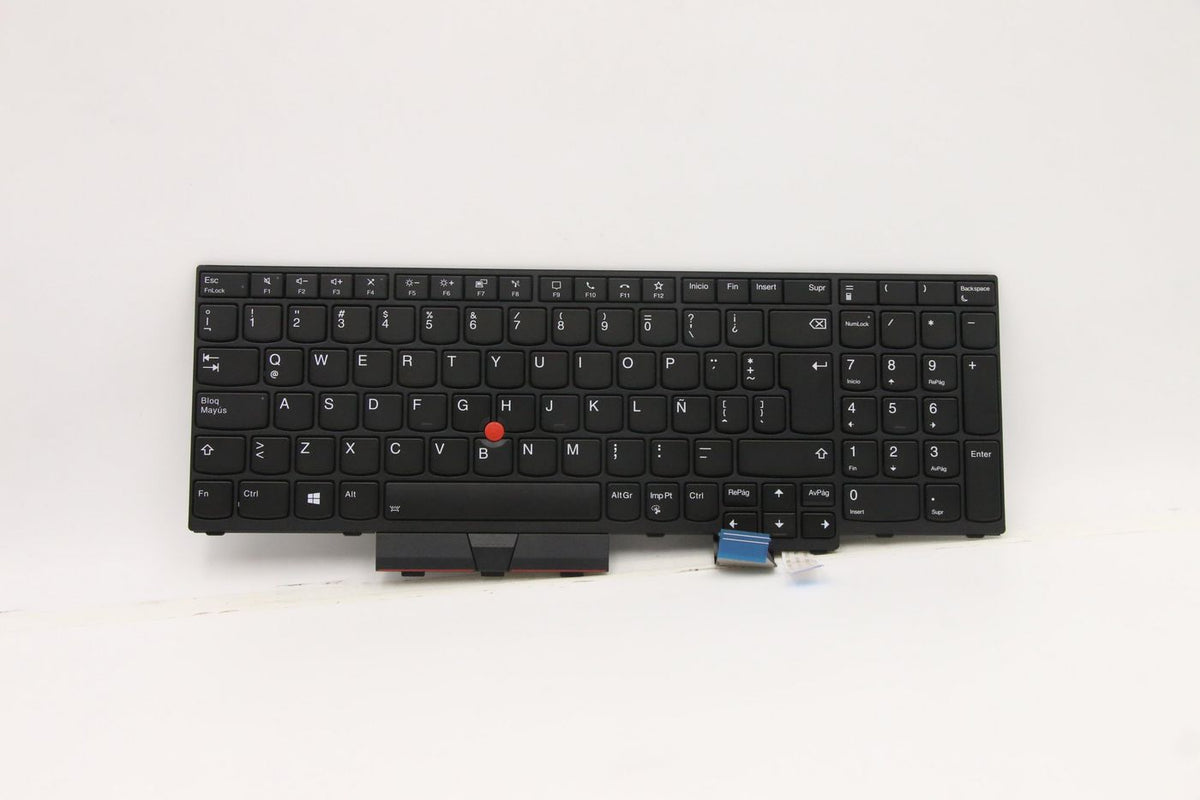 Lenovo Tastatur-Case für ThinkPad P15 (1. Gen., Modelle 20ST/20SU) – QWERTY (ES), mit Nummernblock – Schwarz